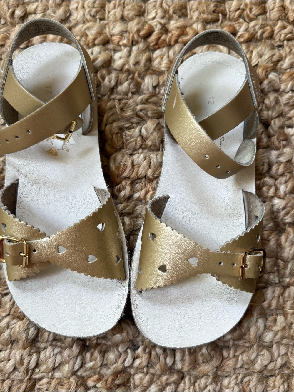 Salt Water Sandal by Hoy Shoes in gold